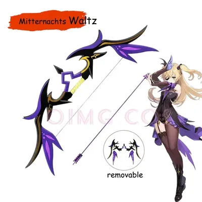 Genshin Impact Fischl Cosplay Weapon Props Model Midnight Waltz *.1