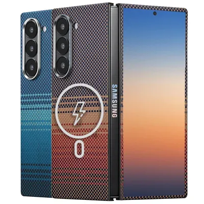 Real Pure Carbon Fiber Cover For SAMSUNG Galaxy Z Fold 6 Case Aramid Fiber Ultra Thin Phone Cover