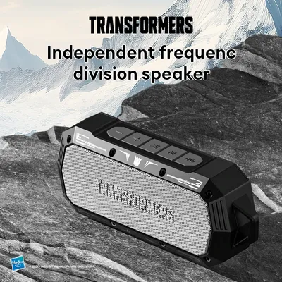 TRANSFORMERS TF-Y10 Bluetooth Spearker TWS HiFi Stereo Sound Powerful Subwoofer HD Call Waterproof
