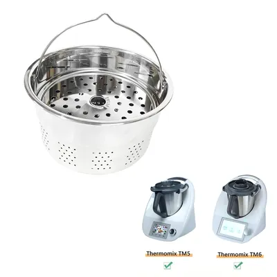 Steamer for Thermomix TM5 TM6 Food Rice Cooker Stainless Steel Steamed Basket