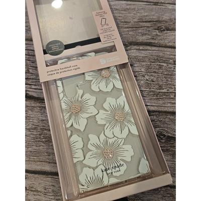 Kate Spade Cell Phones & Accessories | Kate Spade Ny Hardshell Case Samsung Galaxy S23 Ultra Hollyhock Floral New (Aa) | Color: Red | Size: Os