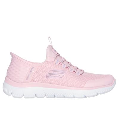 Skechers Girl's Slip-ins: Summits Sneaker | Size 12.0 | Light Pink | Textile/Synthetic | Machine Washable