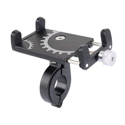 "TEMU Bicycle Phone Mount, Motorcycle Aluminum Bike Phone Holder Mount, Scooter Mobile Phone Clip For Iphone 11 12 13 14 Pro X Xr S21 S20 S10 Note20/10 And .5" - 6.5"/ 8.89cm - 16.51cm Smartphones" Image