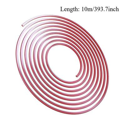 TEMU 10m/393.7inch Pvc Car Door Edge Guard, Transparent, Scratch-resistant, With Vehicle Door Corner Protection, Applicable, For Auto Scratch And Dent Prevention Image