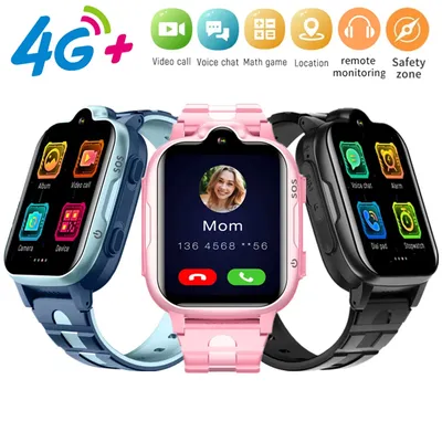 4G K15 Kids Smartwatch SOS Location Tracker HD Video Call Touch Screen IP67 Waterproof Children Smart Watch Camera Monitor Watch