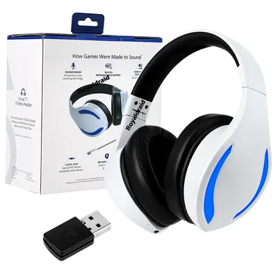 NEUES kabelloses Gaming-Headset mit Mikrofon, 2,4 G, Bluetooth-kompatibler Kopfhörer, USB 3,5 mm, Image