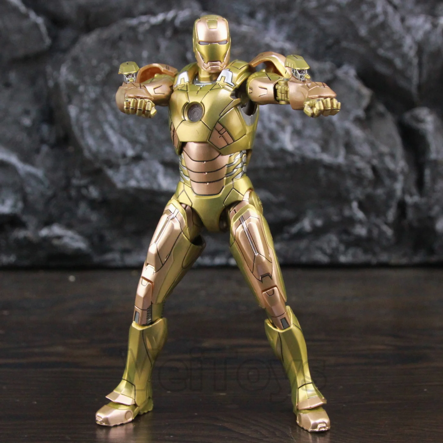 Zd spielzeug marvel studios unendlich saga iron man mk21 mark 21 mark xxi midas gold panzerung 7 "1/10 action figur starke legenden spielzeug