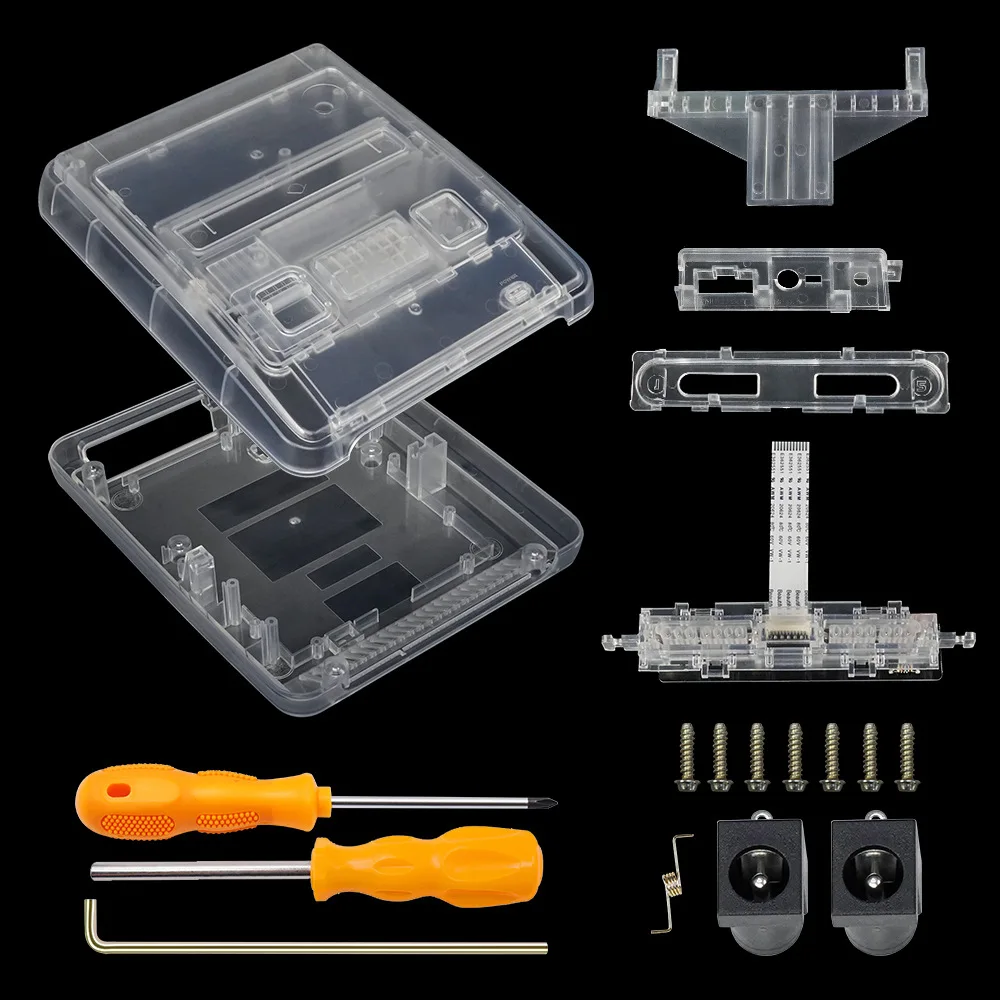 DIY für SFC Ersatzgehäuse Transparente Box für Super Famicom Konsole Super NES Spielekonsole Image