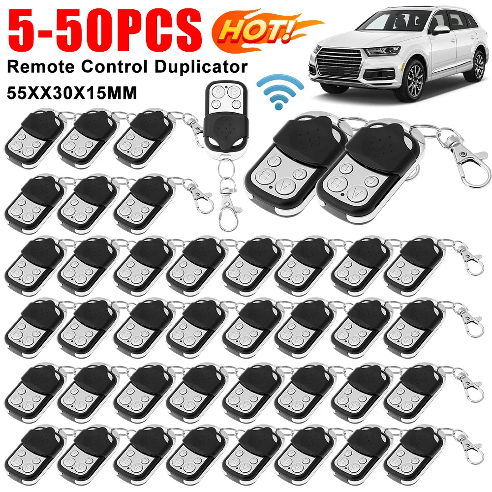 5-50PCS 4 Tasten Garage Türöffner Fernbedienung Controller Universal Wireless Duplizierer Klon Klonen Codes Auto Schlüssel kits Image