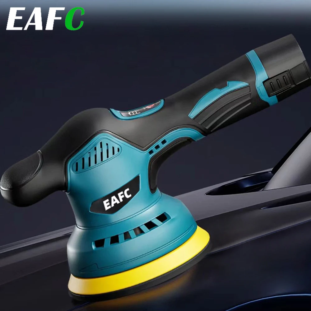 EAFC 5500 U/min kabellose Auto-Poliermaschine, 12 V, 8 Gänge, Lithium-elektrische Polier-Wachsmaschine für die Reparatur von Kratzern, Schleifpolitur Image