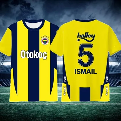 24/25 Latest Popular Football Series Fenerbahce Jersey with The Same T-shirt with Summer Men's and