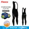 Cycling Bib Pants Winter Thermal Fleece Cycling Bibs Tights 19D Gel Padded Pro Hot Warm Men
