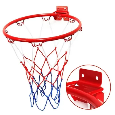 32cm Hanging Basketball Wall Mounted Goal Hoop Rim Net Sport Net Indoor And Outdoor Basketball Wall