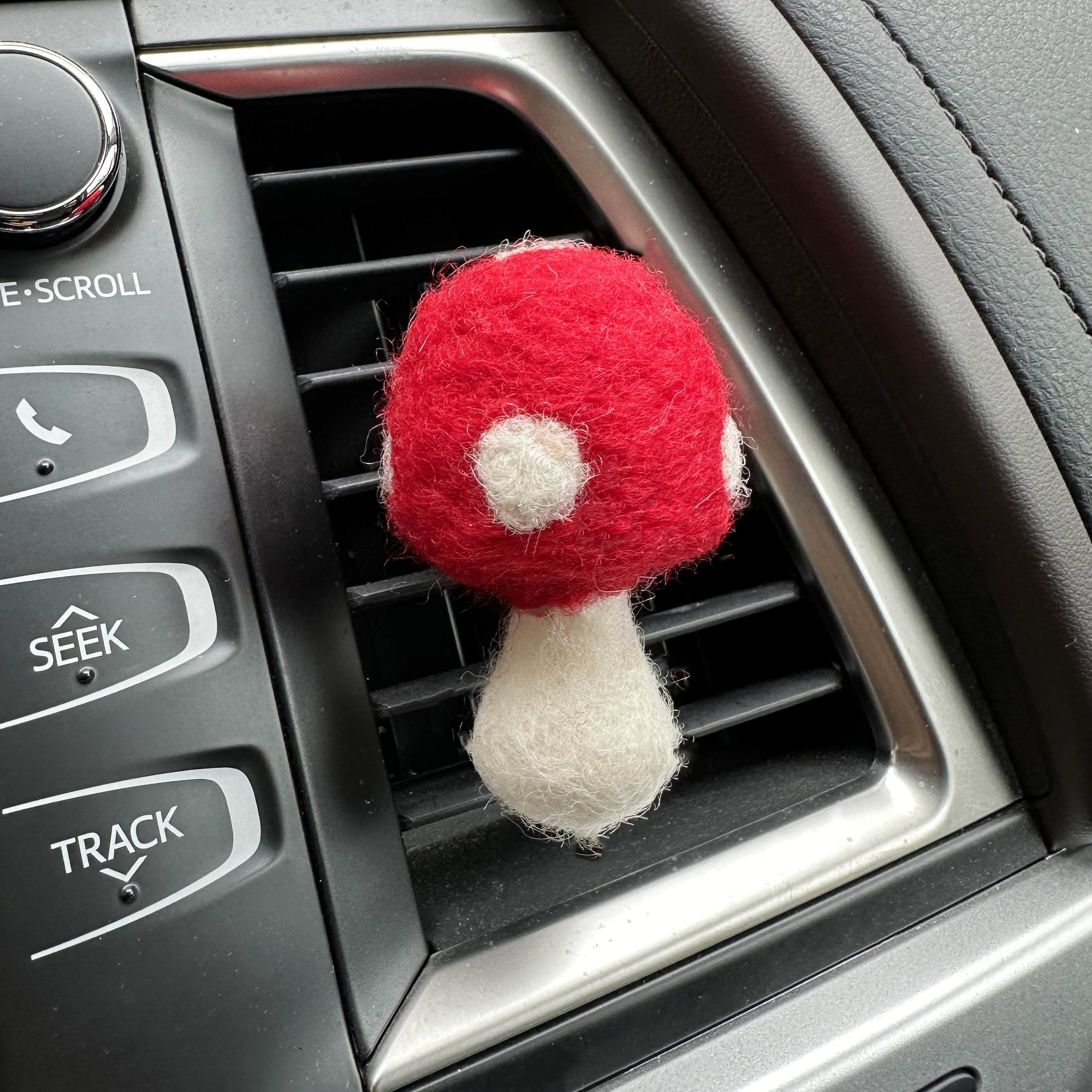 Deodorante per auto - Clip per auto - Clip per auto con oli essenziali - Diffusore di oli - Diffusore per auto - Diffusore in feltro a forma di fungo