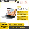 CHUWI HeroBook Plus Laptop 15.6 pollici 16:9 schermo FHD PC Intel Celeron N4020 8GB DDR4 256GB SSD Windows 11 BT 4.2 M.2 fino a 1T
