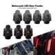 Moto LED Parafango Posteriore Sistema di Estensione Fascia Set Per Harley Touring CVO Street Electra Road Glide FLHR 2009-2024 Parafanghi