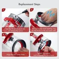 Anello di tenuta fisso superiore del contenitore della polvere per aspirapolvere Dyson V11/V15/SV14/SV15/SV22 Accessori di ricambio Anello di tenuta