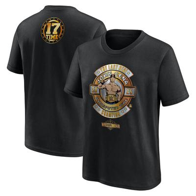 WWE John Cena WrestleMania 41 Winner T-Shirt - Schwarz - Jugendliche Image