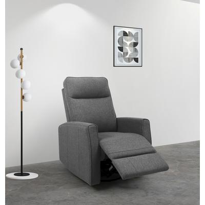 Relaxsessel INOSIGN "KAYLI mit Schaukel-, Dreh und Liegefunktion, Webstoff, Federkern", grau (anthrazit), B:75cm T:92,5cm, Sessel, Lesesessel, TV-Sessel mit Reclinerfunktion, 360 drehbar, Topseller Image
