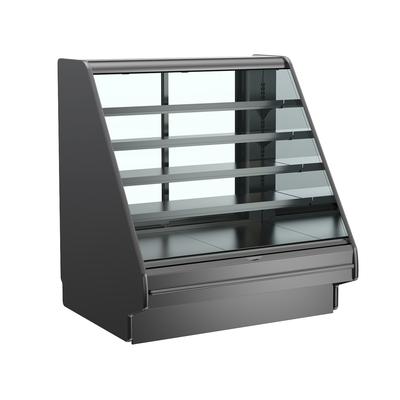Structural Concepts GHS456RLB (FLAT) 51" Fusion Horizontal Open Air Cooler w/ 5 Levels, 110-120v, Black