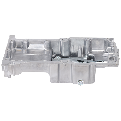 JC Whitney Oil Pan Aluminum, 1-year unlimited-mileage warranty JS311305