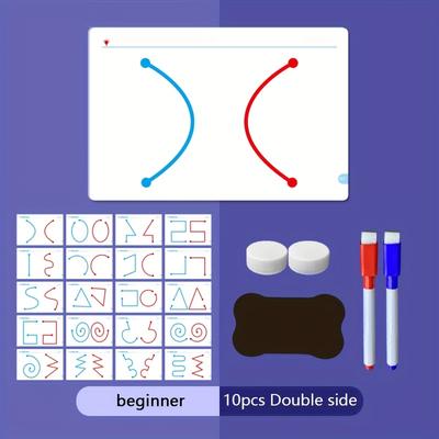 TEMU Hand-brain Coordination Action Training Development Set, A Set Of 20 Pattern Groups, Used For Overall , Attention Improvement Tool, 3 Difficulty Levels From Image
