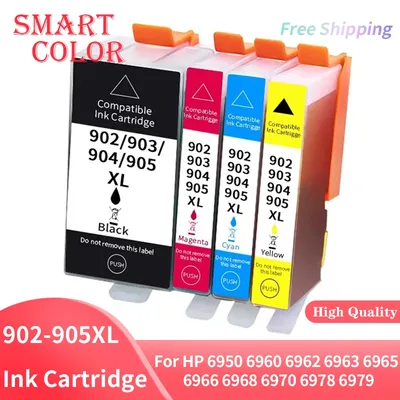 For HP 902 903 904 905 XL Full Ink Cartridge For HP Officejet Pro 6950 6960 6962 6963 6965 6966 6968