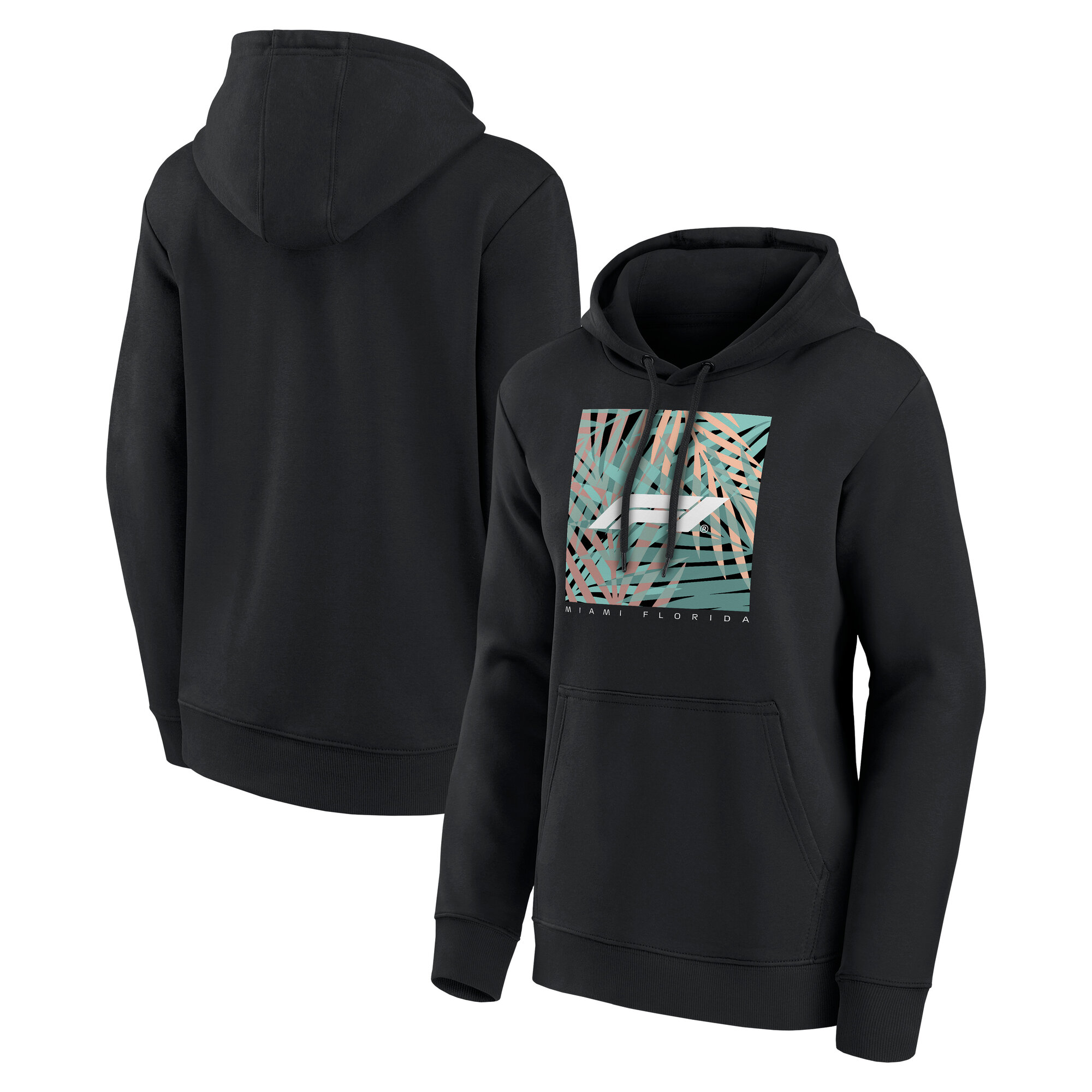 "Formel 1 Miami Hometown Grafik Hoodie – Schwarz – Damen" Image