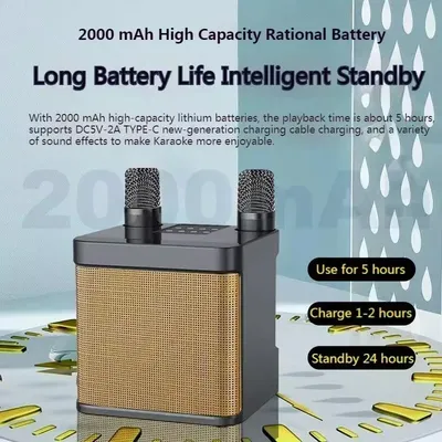 2025K Song Familie Singen Maschine Für Party Tragbare Karaoke Bluetooth Lautsprecher Hause Nette Image