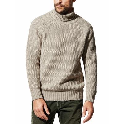 Walbusch Herren Rollkragen-Pullover Baby-Alpaka Beige