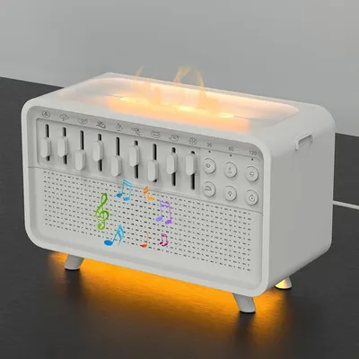 3 in 1 Bluetooth-compatible Speaker White Noise Sleep Aid Night Light Humidifier All-in-one Machine