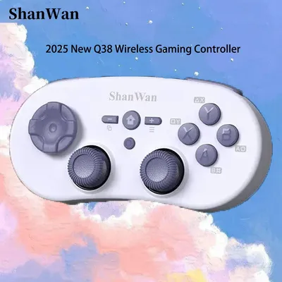 New Shanwan Q38 Wireless Gaming Controller Portable Gyroscope Bluetooth Gamepad Joystick for Apple