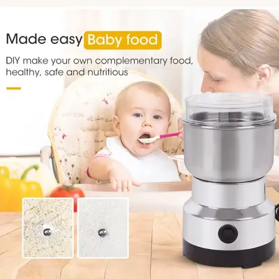 Upgraded latest kitchen multifunctional 4-leaf cereal grinding coffee chopped home electric coffee