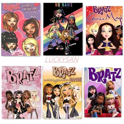 B-Bratz-D-Doll Poster Kraft Club Bar Paper Vintage Posters Wall Art Painting Bedroom Study Stickers