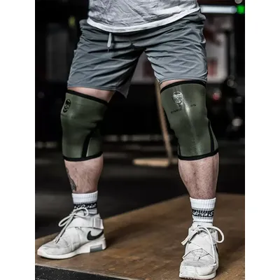 7mm Knee Pads Fitness Squatting Sports Protective Elasticity Hard Pulling Powerlifting Training