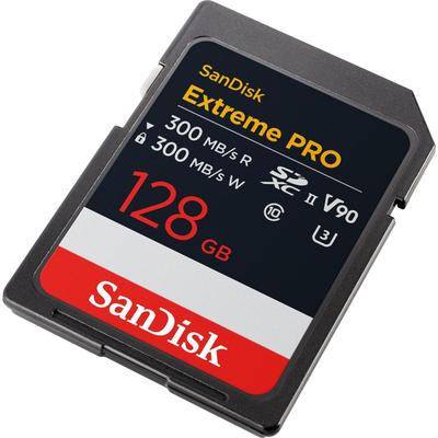 SANDISK Speicherkarte "SDXC Extreme PRO", schwarz, 128 GB, Speicherkarten