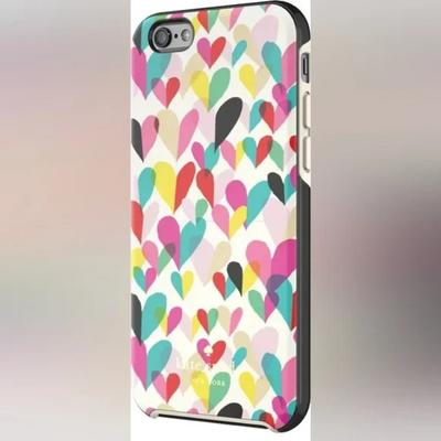 Kate Spade Cell Phones & Accessories | Kate Spade - Confetti Heart Hybrid Hard Shell Case For Apple Iphone 6 | Color: Red/White | Size: Os