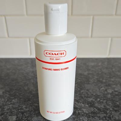 Coach Other | Coach 6oz. Signature Fabric Cleaner - New | Color: Red/White | Size: 6 Oz