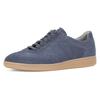 Sneaker PIUS GABOR, Herren, Gr. 10 (44,5), blau, Veloursleder, unifarben, sportlich, Schuhe, Freizeitschuh, Schnürschuh, Halbschuh mit Perforation, G-Weite