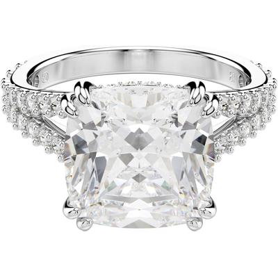 Fingerring SWAROVSKI "Schmuck Geschenk Stilla Ring, 5709901, /-2, /-3, /-4, /-5" Gr. 52, silber (metallfarben, kristallweiß, kristallweiß), Fingerringe, Damen, 52, Metall, mit Swarovski Zirkonia (synth.) Image