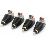 Connecteur d'alimentation pour caméra de vidéosurveillance - Pour haut-parleur audio et vidéo