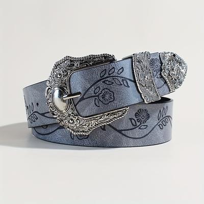 TEMU 1 P C Women's Fashion Belt, Unique Retro , Daily Commuter, Retro Belt Suitable For Holiday Gifts Image