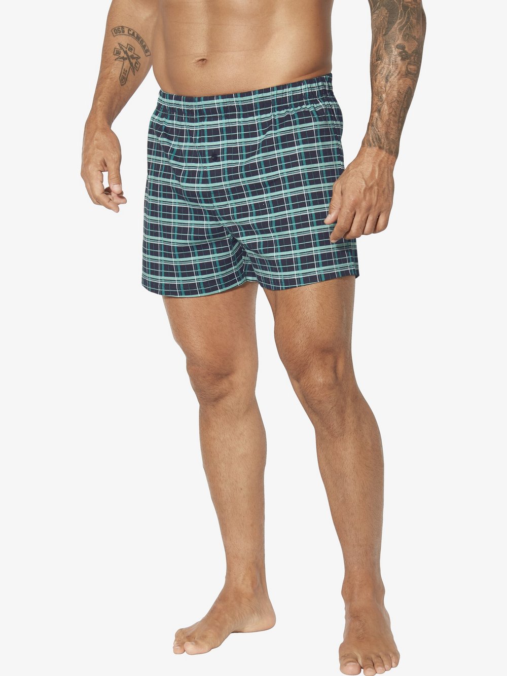 Jan Vanderstorm 3er Pack Boxershorts Herren blau, 5XL Image