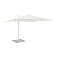 Ombrellone a braccio da giardino in alluminio 3x3 bianco