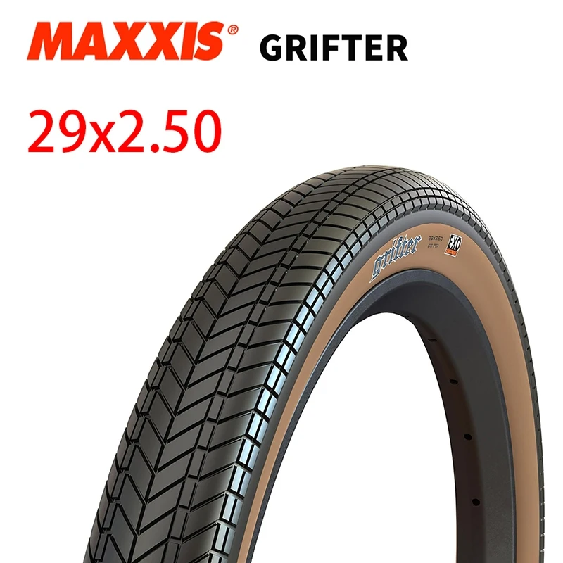 Maxxis Grifter 29x2,50 EXO Freestyle BMX Reifen Braun Drahtperle Single Compound Vintage Image