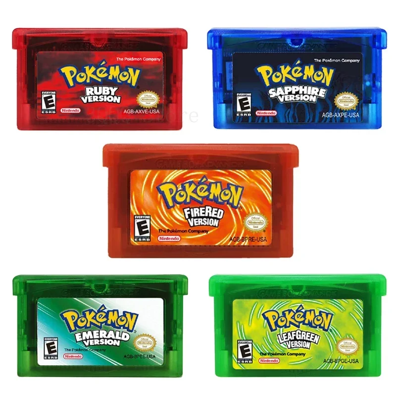 Pokemon Serie GBA NDSL NDS GBM GBA SP Videospiel Patrone Cartoon Anime Klassische Konsole Speicher Karte Für Nintendo Spiel Karte