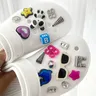 17 Stück lustige Panda-Feiertags-Abnehmbare Schuhe, Dekorationen, Charms, Anstecknadeln, geeignet für Clogs, Tasche, Hut, Party, Geschenkidee