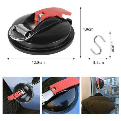 2X Saugnapf für Camping und Haushalt - Extra Starke Saugnäpfe und Saugknöpfe mit 8 S-Haken Image