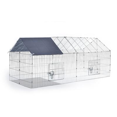 Abgeschirmter Freiluftkäfig 75x180cm für Kaninchen, Meerschweinchen, Meerschweinchen... - Terre Image