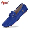 Yrzl Slipper für Männer hand gefertigte Mokassins Männer Wohnungen lässig pu Lederschuhe Luxus bequeme Slipper auf Slipper Größe 48 Schuhe für Männer